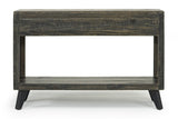 Raymond Rustic Farmhouse Distressed Wood Console Table