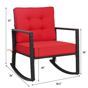 Amber Haven Outdoor Rocking Chair