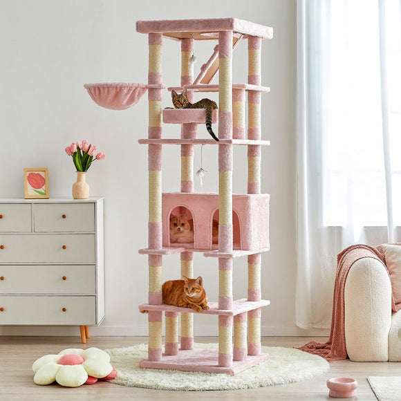 Purrfect Playground 75-Inch Cat Haven Cat Adventure Tower