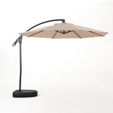 Round Outdoor Patio Umbrella with Base