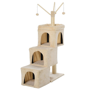 3 Level Ladder Cat Condo Cat House Kitten House I#1356b