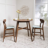 Wood Finish Counter Height Dining Set I#1098