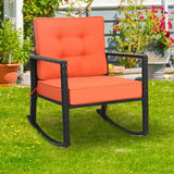 Outdoor Rattan Rocker Chair