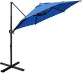 9ft Cantilever Umbrella with Cover and Weight Plates