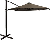 11 ft Cantilever Umbrella with Cover and Weight Plates