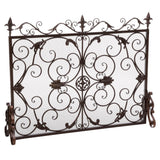 Victorian Wrought Iron Crafted Fireplace Screen