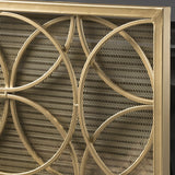 Modern Iron Fireplace Screen