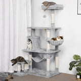 Cat Tree Condo with Hammock Pet Furniture Activity Tower