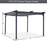 Pergola Gazebo With Retractable Canopy