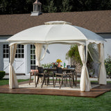 10x12 Ft Gazebo With Curtain I#1505