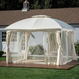 10x12 Ft Gazebo With Curtain I#1505