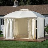 10x12 Ft Gazebo With Curtain I#1505