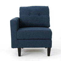 Modern 5 Piece Fabric Sectional Sofa
