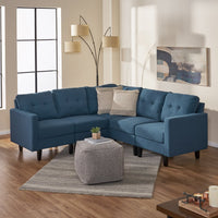 Modern 5 Piece Fabric Sectional Sofa