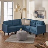 Modern 5 Piece Fabric Sectional Sofa