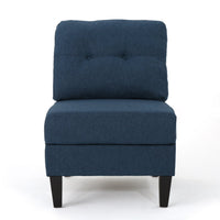 Modern 5 Piece Fabric Sectional Sofa