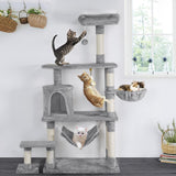 Cat Tree Condo with Hammock Pet Furniture Activity Tower