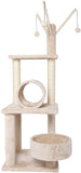 Cream Color Multi Level Cat Activity Tree Kitten Condo Scratch Post