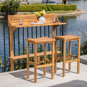 The Balcony Bar - 3 Piece Furniture set