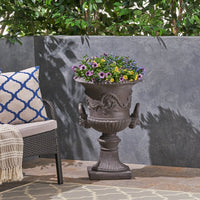 Savannah Large Concrete Planter With Hand Crafted Detail