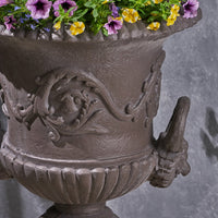 Savannah Large Concrete Planter With Hand Crafted Detail