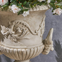 Savannah Large Concrete Planter With Hand Crafted Detail
