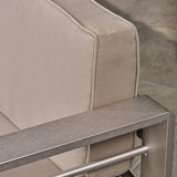Outdoor Furniture 7 Seaters Aluminum Sectional Sofa Set