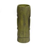 Cast Stone Tiki Planter Flower Pot