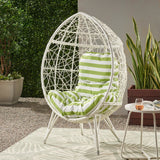 Teardrop Wicker Chair with Cushion I#904/905