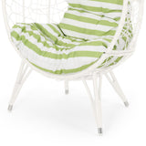 Teardrop Wicker Chair with Cushion I#904/905