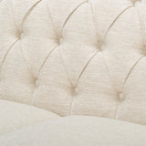 Tufted Fabric 3 Seater Sofa I#1047