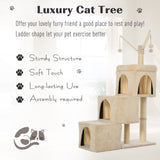 3 Level Ladder Cat Condo Cat House Kitten House I#1356b