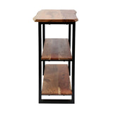 Wilson Decor Live Edge Wood Entry Table TV Console Table