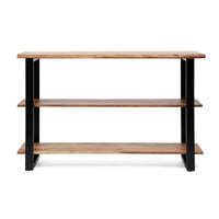Wilson Decor Live Edge Wood Entry Table TV Console Table
