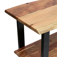 Wilson Decor Live Edge Wood Entry Table TV Console Table