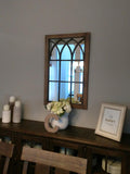 Sadie Rustic Window Wall Mirror