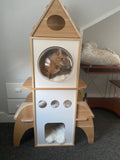 Spaceship Cat Tree Space Rocket Cat Condo I#1728