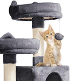 Multi Level Cat Condo Cat Tree Tower with Hammock