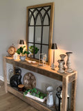 Sadie Rustic Window Wall Mirror