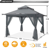 Pop up Gazebo with Mosquito Netting