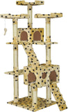 Cat Tree Condo Cat House With Scratch Posts and Ladders