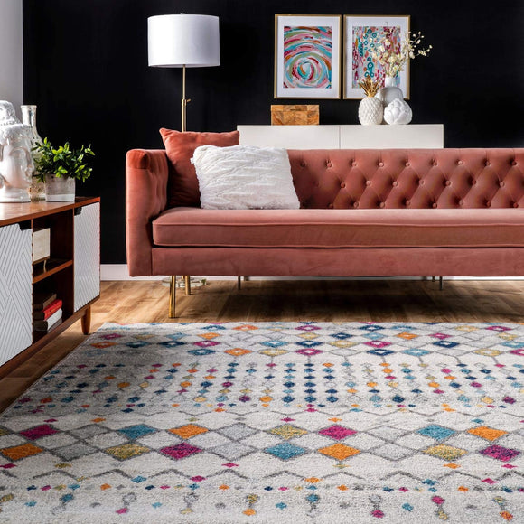Moroccan Pattern Area Rug