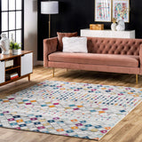 Moroccan Pattern Area Rug