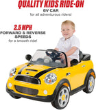 Mini Cooper Kid's 6V Ride-On Car