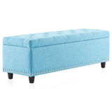 Rectangular Tufted Ottoman Bench 48" Storage I#911