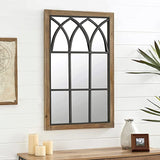 Sadie Rustic Window Wall Mirror