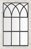 Sadie Rustic Window Wall Mirror