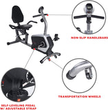 Indoor Fitness Magnetic Recumbent Exercise Bike I#1105