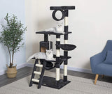 Multi-levels Cat Scratching Posts Tower Cat Condo Cat Tree