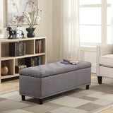 Rectangular Tufted Ottoman Bench 48" Storage I#911